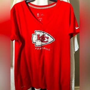 Kansas City Chiefs women’s vintage T shirt L